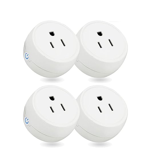 TASMOTA Martin Jerry Mini Smart Plug, Smart Home Devices, No Hub Required (4Pack)