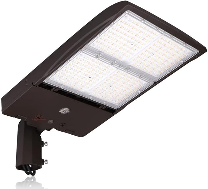 RuggedGrade 300 Watt - NextGen IV Series LED Shoebox Lights - 45,000 Lumen - Color Selectable 30K/40K/50K - Slip Fit Mount - Brown