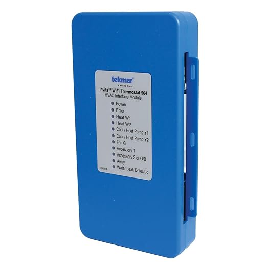 Invita Wi-Fi Thermostat | 2-Wire, Energy Star Approved, Up to 2-Stage Heat, 2-Stage Cool, Fan and 2 Accessories or Up to 4-Stage Heat, 2-Stage Cool, Fan, Reversing Valve and 1 Accessory | White