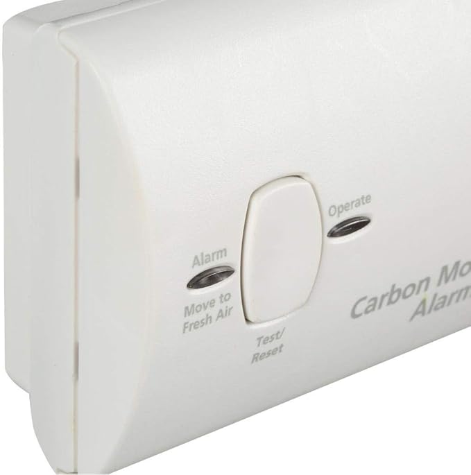 Kidde Carbon Monoxide Detector, Battery Powered CO Alarm with LEDs, Test-Reset Button, Low Battery Indicator, Portable