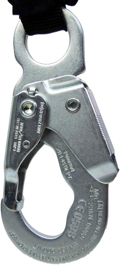 Frontline RPA061S 6' Aramid Web Single Leg SRL with Steel Snap Hook | Lightweight, Durable & Compact | 310 lbs Capacity | Aramid Fiber Webbing | ANSI & OSHA Compliant | ISO Lab Tested (2 Pack)