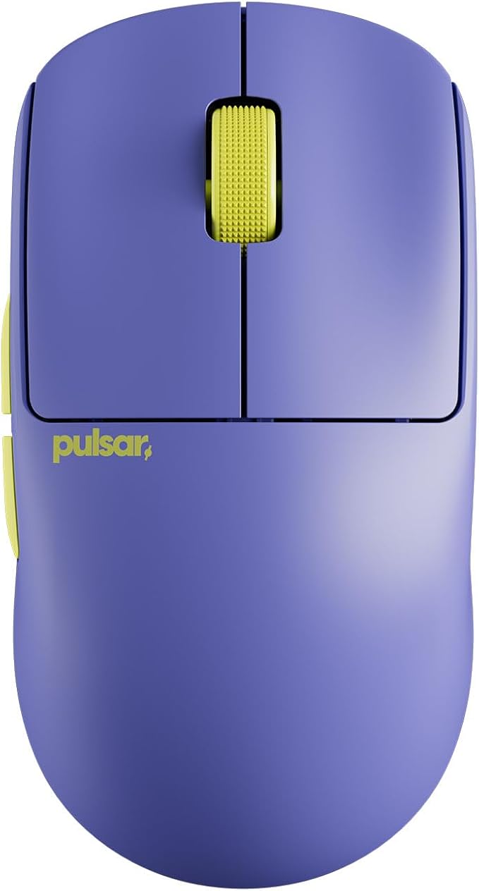 Pulsar Gaming Gears X2 Crazylight Wireless Gaming Mouse, Ultra Lightweight 1.23 oz (35g), Optical Switch, 32000 DPI, 750 IPS, XS-1 Sensor, 8k Compatible (LA Edition)