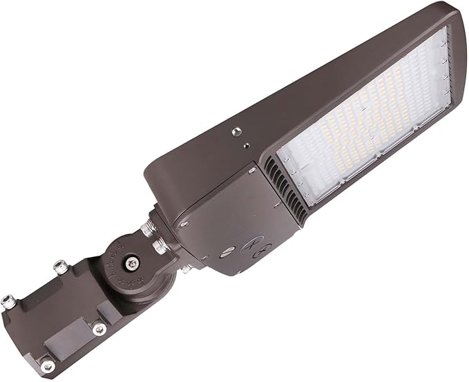 150W LED Parking Lot Light, 21000LM(140lm/w) LED Shoebox Area Light(600W HID/HPS Equivalent), 5700K Dimmable Outdoor Commercial Street Lighting -10KV Surge Protection IP65 100-277V UL DLC Listed