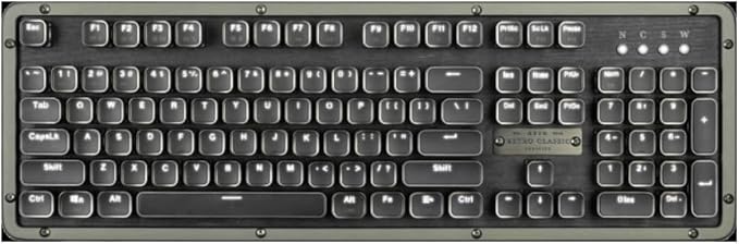 Azio RC Prestige Mechanical Keyboard, Bluetooth 5.0, Hot-Swappable Switches, PC/Mac (Ebony/Brown Switches)