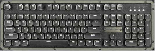 Azio RC Prestige Mechanical Keyboard, Bluetooth 5.0, Hot-Swappable Switches, PC/Mac (Ebony/Brown Switches)