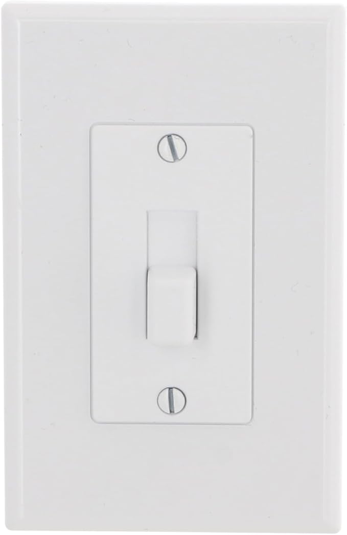 Taymac 2670W Revive Device Wall Plates 1-Gang Masque Decorator Cover, White