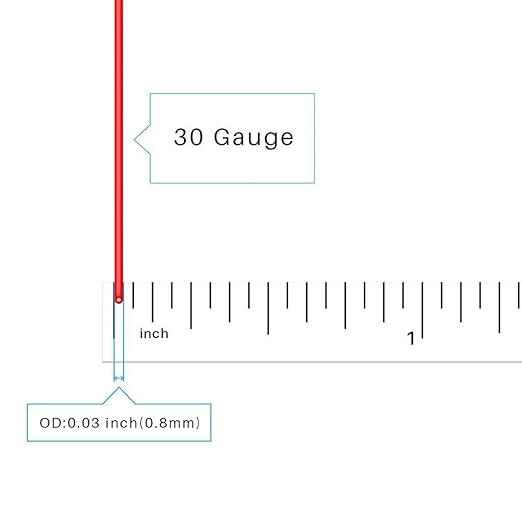BNTECHGO 30 Gauge Silicone Wire Kit 10 Color Each 25 ft Flexible 30 AWG Stranded Tinned Copper Wire