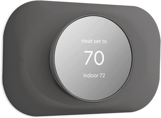Petrichor Nest Thermostat Wall Plate - Compatible With Google Nest 2020 - Trim Kit, Cover Accessory for Easy Installation - Charcoal