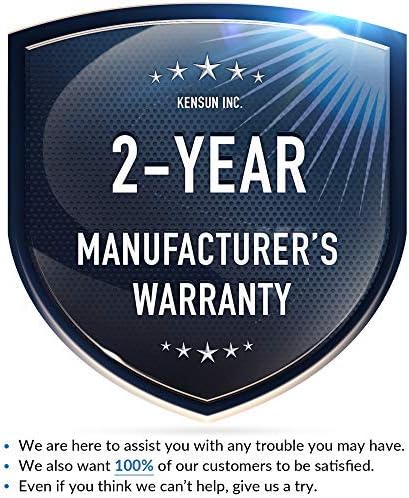 Kensun AC/DC Digital Tire Inflator for Car 12V DC and Home 110V AC Rapid Performance Portable Air Compressor Pump for Car, Bicycle, Motorcycle, Basketball and Others