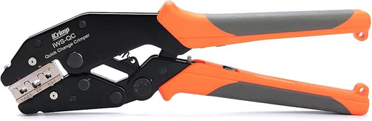 iCrimp Rachet Crimping Tool for Open Barrel Terminals, AWG 22-10 Wire Crimper, Electrical Crimp Tool, X2010 Jaws
