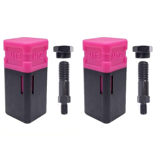 2PCS Riveting nut Tool Replacement Mandrel, Metric and SAE Mandrel (M12)