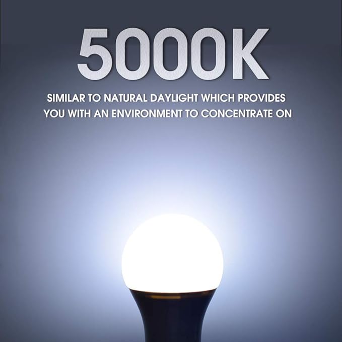 ENERGETIC SMARTER LIGHTING 150 Watt LED Bulb, 2600LM Super Bright Light Bulbs, Daylight 5000K, Dimmable A21 LED Bulb, E26 Standard Base, UL Listed, Damp Rated, 2 Pack