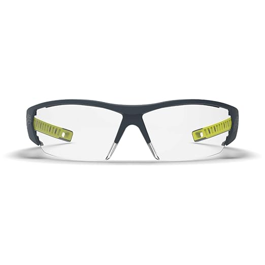 HexArmor MX250 Clear Safety Glasses for Men and Women | Anti-Fog | Scratch Resistant Wrap Around Lenses | Modern-Safety Glasses | Metal-Free | Certified ANSI Z87 | 100% UV Protected Eyewear