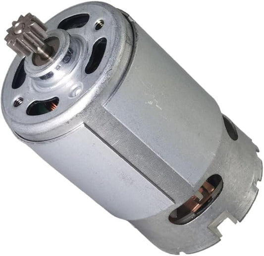 RS550 18V 11 Teeth (Φ8.8mm) Motor for Rechargeable Drill, 9.6-25V 9-15 Teeth 25000 RPM Metal Gear Replacement for Hand Drill