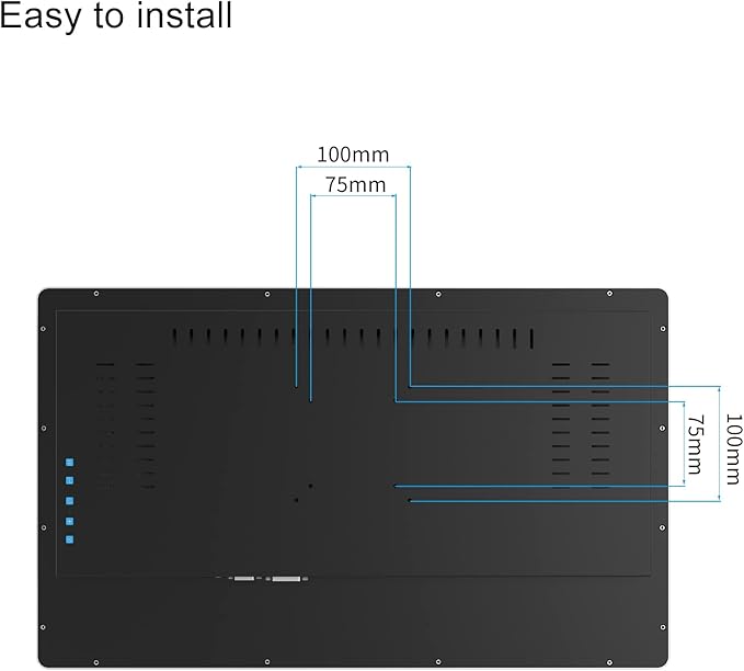 GreenTouch 23.8 Inch Multi PCAP Touch Screen Monitor LCD Display 1920 * 1080 HD - 16:9 Ratio - HDMI/VGA/DVI Input