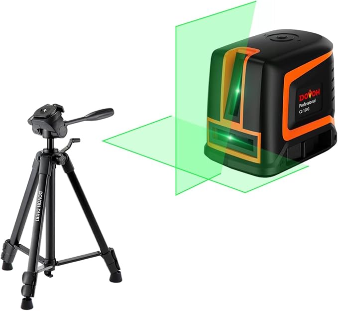 Rechargeable Laser Level Cross Line with Tripod, Class Ⅱ