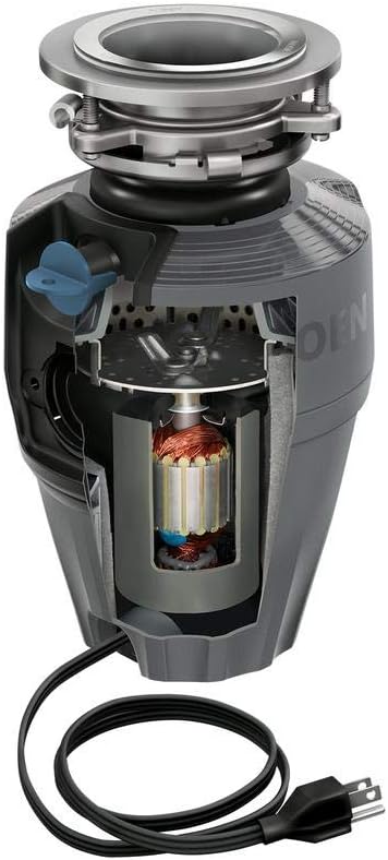 Moen Gray EX Series Prep Series 1/2 Horsepower Garbage Disposal, EX50C