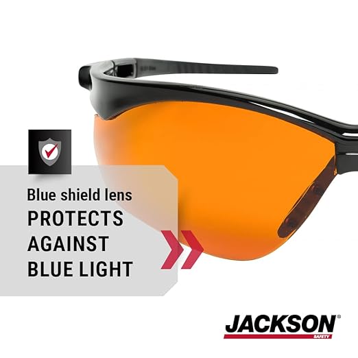 Jackson Safety SG Safety Glasses - Eye Protection for Men & Women - ANSI Z87.1 - Pack of 12 (Multiple Styles)