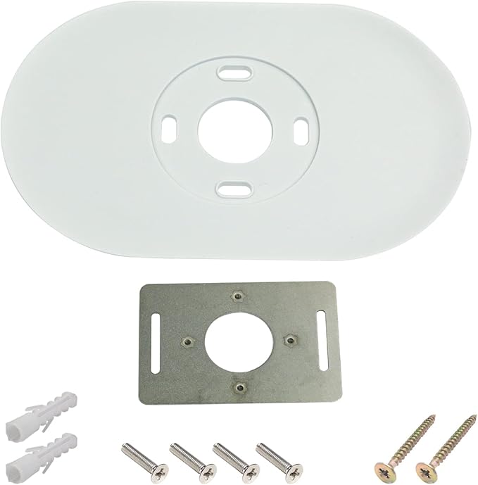 Thermostat Wall Plate Compatible with Google Nest Thermostat 2020 Trim Kit Accessory Fingerprint Resistant Decoration Bracket Mount