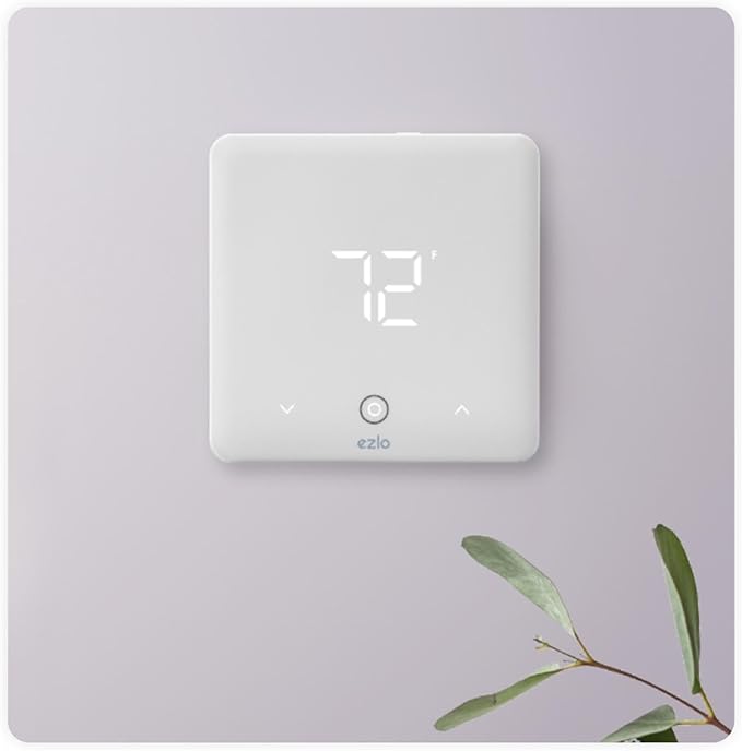 EZL-TSTAT-US Z-Wave Plus Smart Thermostat, 800 Series