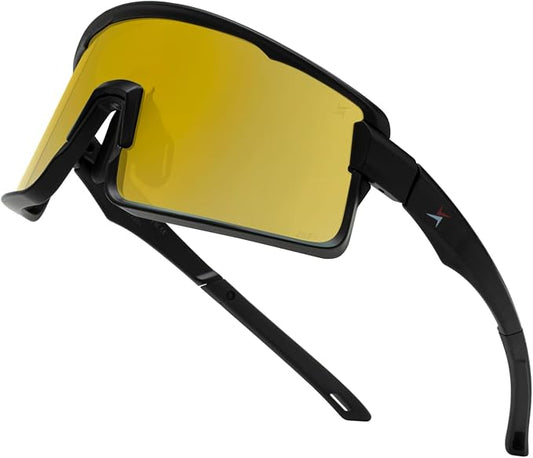X Power ANSI Z87+ Safety Shield Sunglasses Impact Resistant Polycarbonate Lens & Frame (Made In Taiwan)