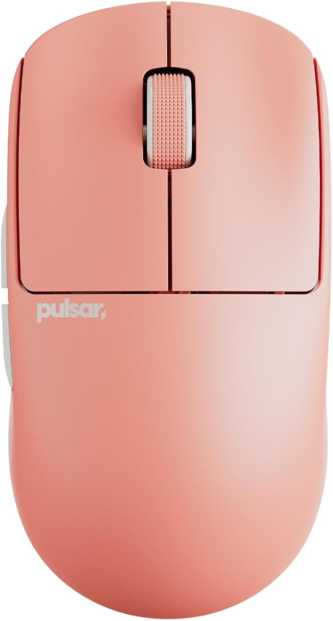 Pulsar Gaming Gears X2 Crazylight Wireless Gaming Mouse, Ultra Lightweight 1.23 oz (35g), Optical Switch, 32000 DPI, 750 IPS, XS-1 Sensor, 8k Compatible (Sunset Haze)
