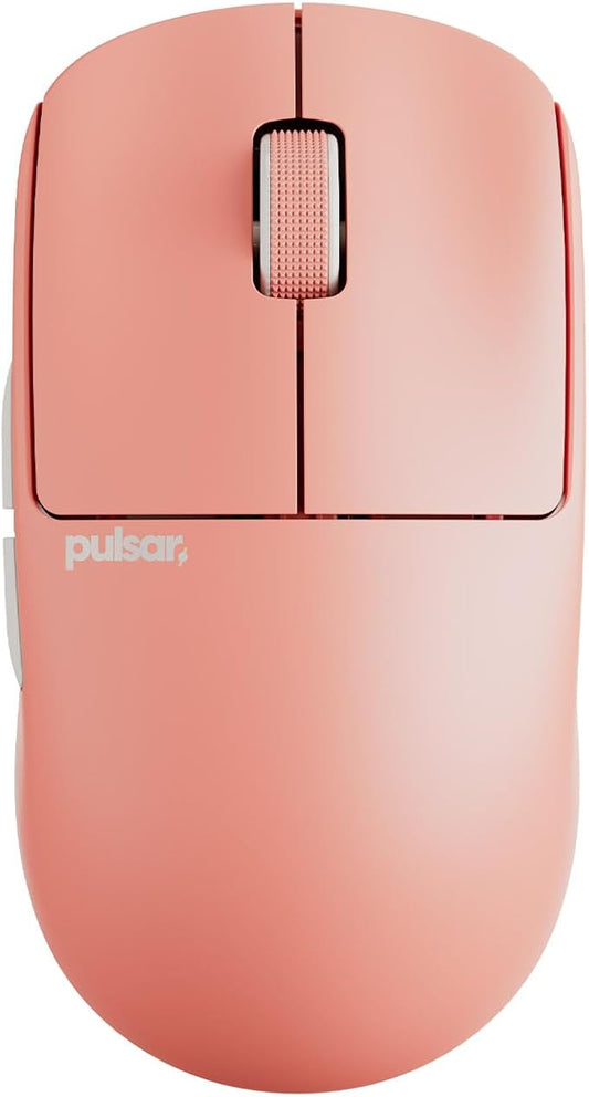 Pulsar Gaming Gears X2 Crazylight Wireless Gaming Mouse, Ultra Lightweight 1.23 oz (35g), Optical Switch, 32000 DPI, 750 IPS, XS-1 Sensor, 8k Compatible (Sunset Haze)