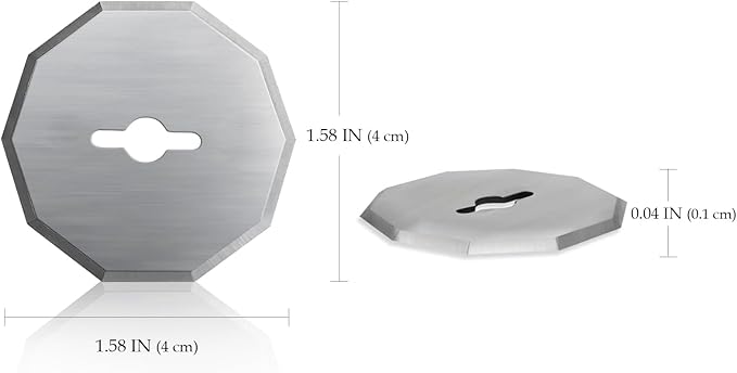 Replacement Rotary Blades for Wa2300 Cordless Electric Scissors, Compatible With Creddux Electric Box Cutter and Known Cardboard Cutter Brands (1-1/2")