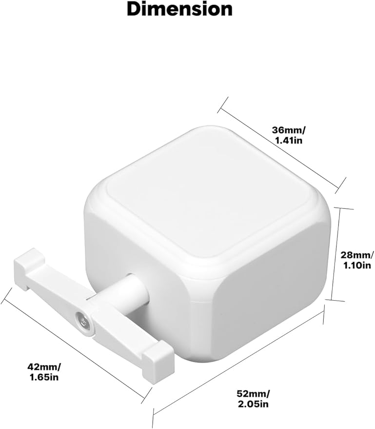 MOES Rock Switch Fingerbot 3nd Generation, Timer Control Work with Smart Life App, Add MOES Tuya Bluetooth Hub Make it Compatible with Alexa and Google Home(Need BLE Hub