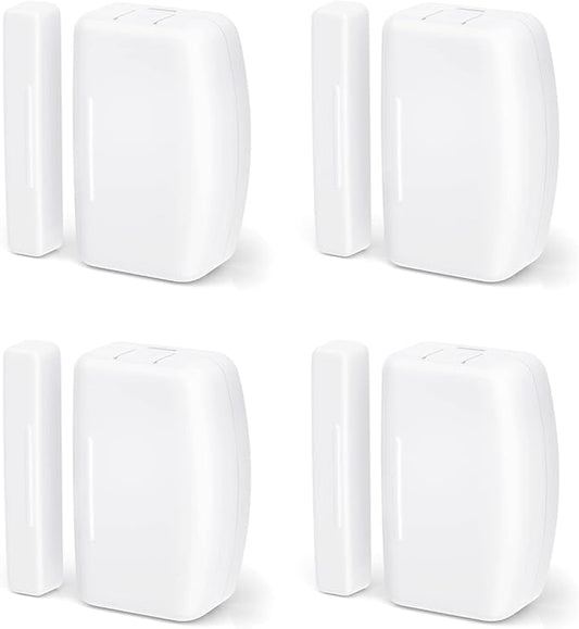 THIRDREALITY Zigbee Contact Sensor 4 Pack, Door and Window Monitor, Home Automation,Works with Home Assistant,SmartThings,Aeotec,Homey,Hubitat or Echo Devices with Build-in Zigbee Hub,hub Required