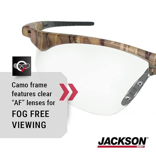 Jackson Safety SG Safety Glasses - Eye Protection for Men & Women - ANSI Z87.1 - Pack of 12 (Multiple Styles)