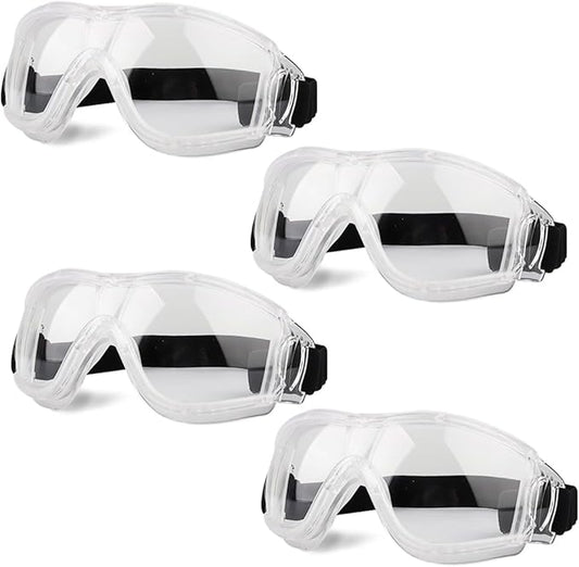 Kids Safety Goggles, Toddler Safety Glasses With UV Anti-Fog,Clear Lens Glasses Cleaning Cloth Included