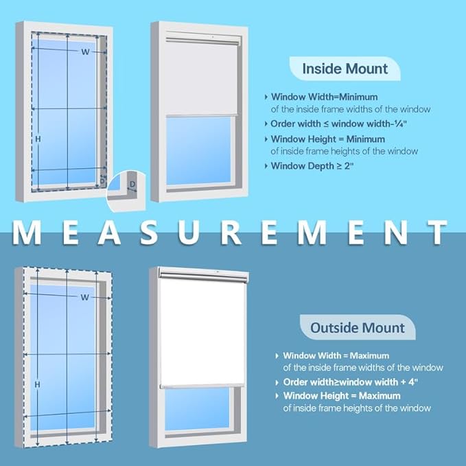 Motorized Blackout Smart Roller Blinds with Remote Control & Solar Panel - Automatic Electric Shades for Windows, Compatible with Alexa - White, 35" W x 72" H