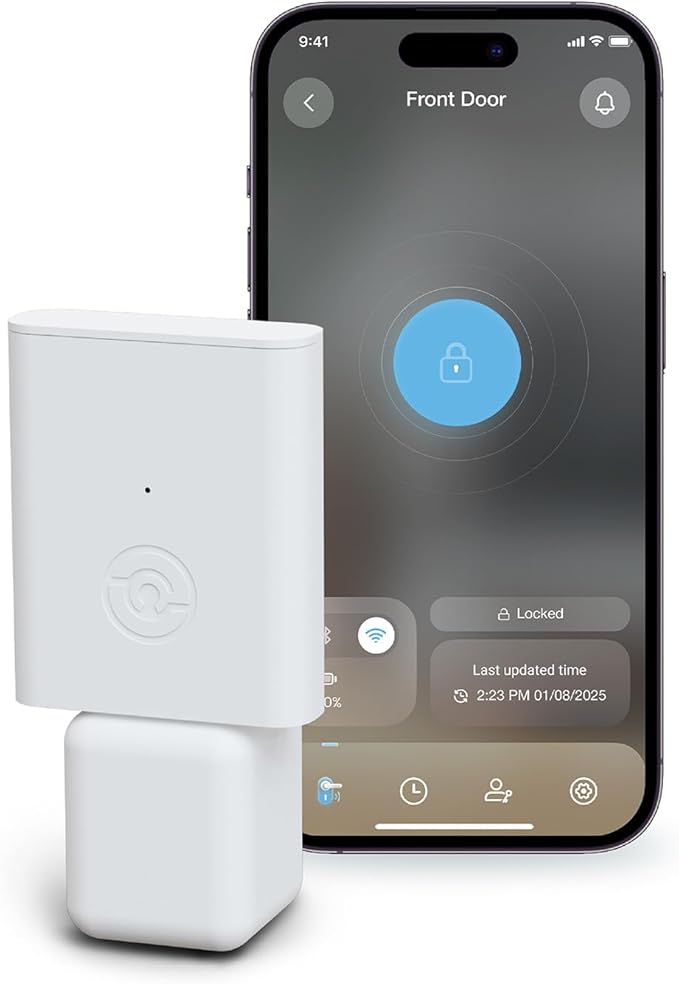 Lockly Secure Link Wi-Fi Hub for Smart Lock, Wireless Access Point, Compatible with Google Assistant & Alexa, Enables Remote Control and Monitoring