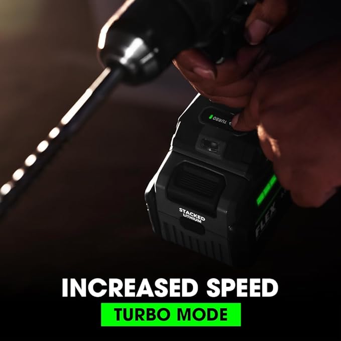 FLEX 24V Brushless Cordless 1/2-Inch 1,400 In-Lbs Torque 2-Speed Hammer Drill Turbo Mode Tool Only, Battery and Charger Not Included - FX1271T-Z