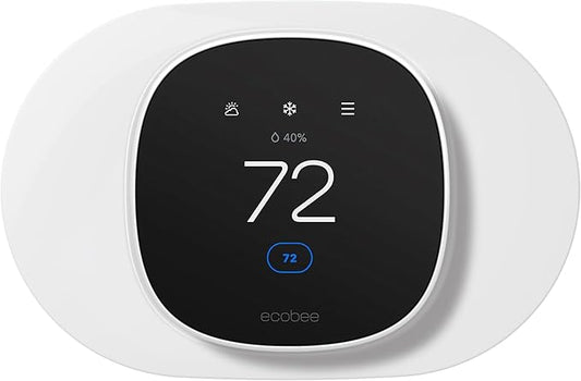 Tim Kit for ecobee Smart Thermostat Essential 2025, Wall Plate Cover Accessory for ecobee Thermostat, Easy to Install Cover Imperfections for Your Wall