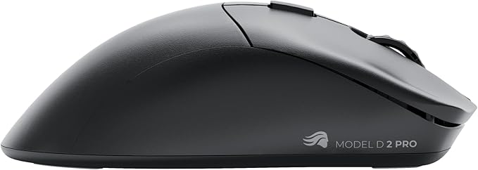 Glorious Gaming Model D 2 PRO 4K/8K Wireless Gaming Mouse - 2.4GHz, 1ms delay, 4K/8K Polling, 100M clicks, 62g Superlight, Long Battery, 26K DPI BAMF 2.0 Sensor, Ergonomic, 6 Buttons
