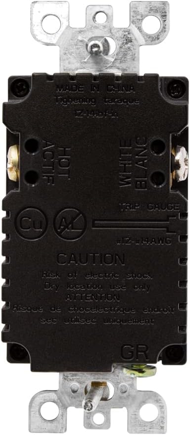 Maxxima USB Receptacle Outlet - 4.8A USB C/A High Speed 4 USB Wall Charging Ports, Vertical Multi-Plug Socket, Electrical AC Replacement, Outlet Wall Plate Included - Black