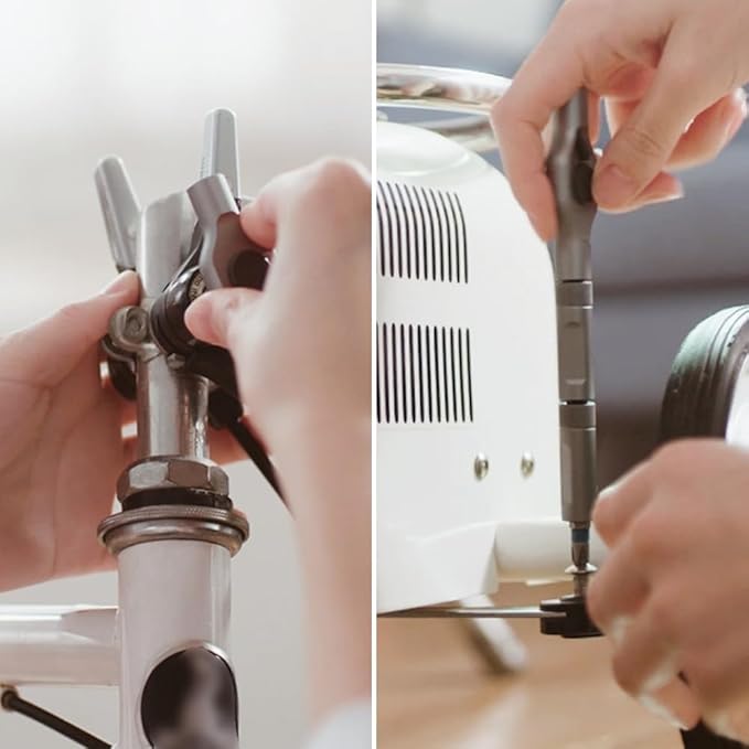 DIY Screwdriver 24 In 1, New 24 in 1 Magnetic Screwdriver Set Rotating Screwdriver Set, Multi-Function Magnetic Repair Tool with Detachable Handle for Professionals, Diy, Work and Maintenance (1PCS)