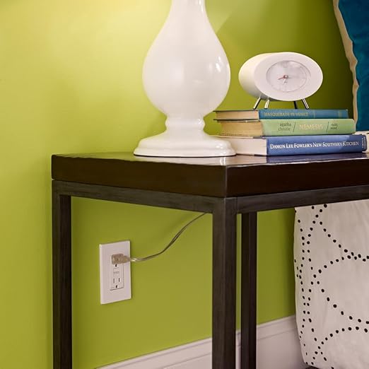 Leviton AFCI Outlet, 15 Amp, Self Test, Tamper-Resistant with LED Indicator Light, Protection from Electrical Fires, AFTR1-I, Ivory