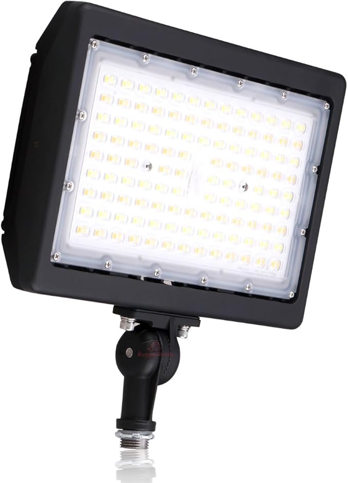 RuggedGrade 120W LED Flood Light | Kivo II CS Series | 17,400 Lumens | Color Selectable 3000K/4000K/5000K | Outdoor Waterproof Security Light | Knuckle Mount with Photocell | DLC 5.1 Premium
