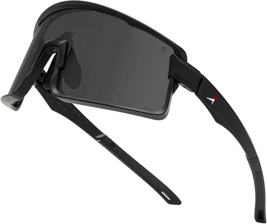 X Power ANSI Z87+ Safety Shield Sunglasses Impact Resistant Polycarbonate Lens & Frame (Made In Taiwan)
