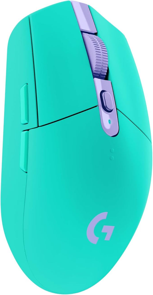 Logitech G305 LIGHTSPEED Wireless Gaming Mouse, Hero 12K Sensor, 12,000 DPI, Lightweight, 6 Programmable Buttons, 250h Battery Life, On-Board Memory, PC/Mac - Mint
