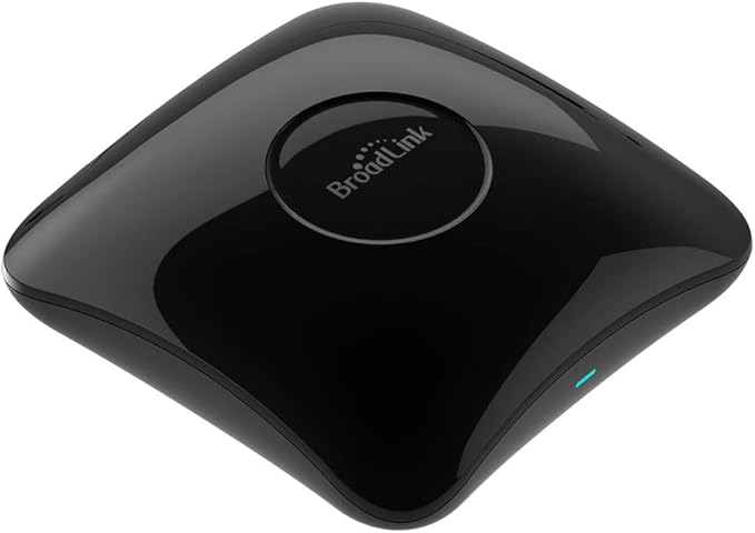 BroadLink RM4 pro IR RF Remote Control Hub with Sensor Cable - WiFi Smart Controller for Home Automation, TV, Ceiling Fan, Curtain Remote, Works with Alexa, Google Assistant, IFTTT, Siri