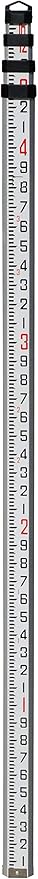 Johnson Level & Tool 40-6320 Aluminum Grade Rod, 16', 1 Rod