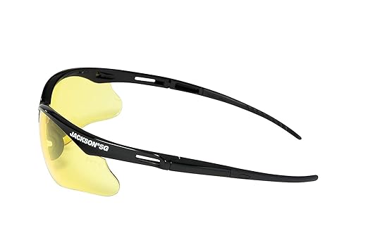 Jackson Safety SG Safety Glasses - Eye Protection for Men & Women - ANSI Z87.1 - Pack of 12 (Multiple Styles)
