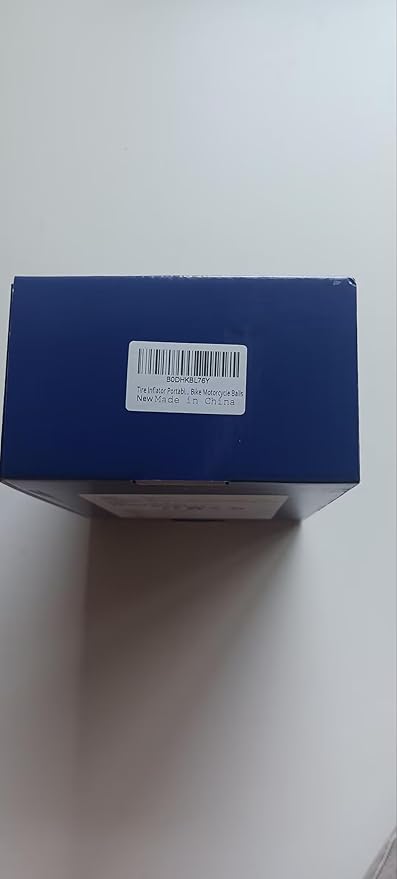 Tire Inflator Portable Air Compressor: Cordless Air Pump for Car Tires 150PSI - Tire Pump with Pressure Gauge for Car Bike Motorcycle Balls (Grey Blue)