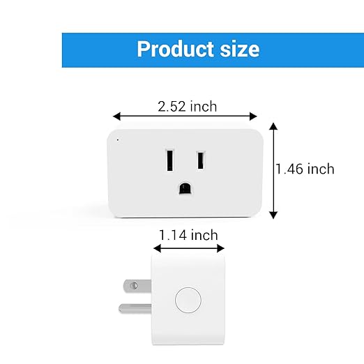 New One Zwave Outlet Dimmer 2 Pack, 800 Series Z-Wave Plug, Z Wave Extender, S2 Z Wave Device, Z Wave Hub Required, Compatible with Hubitat, SmartThings, Vera, Wink, Fibaro, Homeseer, 2GIG, Alarm