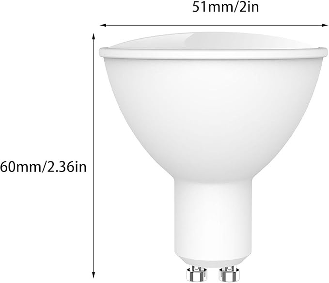 ZJchao Smart Light Bulb, 5W GU10 WiFi Light with RGB W C, Voice and APP Remote Control, Timing Function, Group Control for Alexa Home Tmall Elf (5)