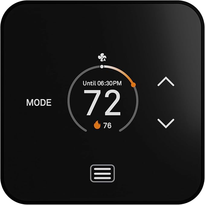 Lux TQ1 Smart Digital Thermostat for Home, Programmable WiFi with Matter Protocol for Temperature Control, DIY Install, C-Wire or Power Bridge Required - Works with Apple Home and Google Home